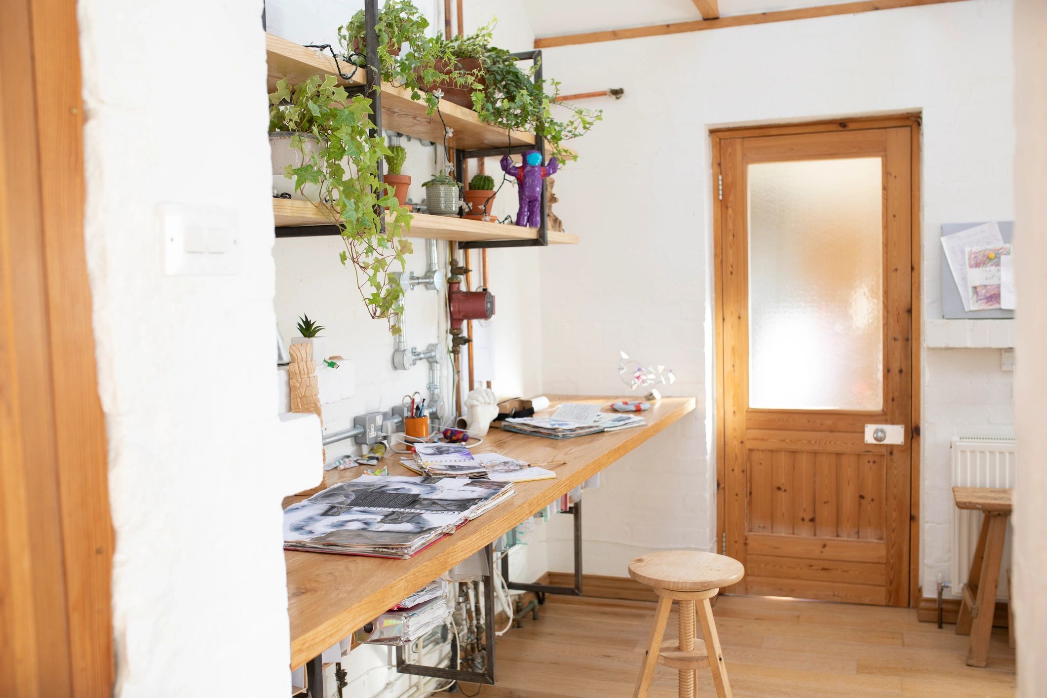 Creative studio space where handmade designs are developed