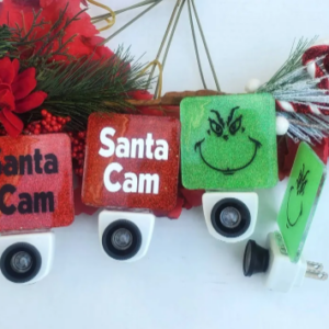 Santa Cam, Grinch Cam, Christmas nightlight, kids nightlight