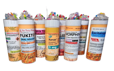 Medicated Tumblers, Stainless Steel, 20oz, Topper Add on