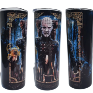Pinhead, hellraiser tumbler, Halloween Tumbler, Horror Tumbler
