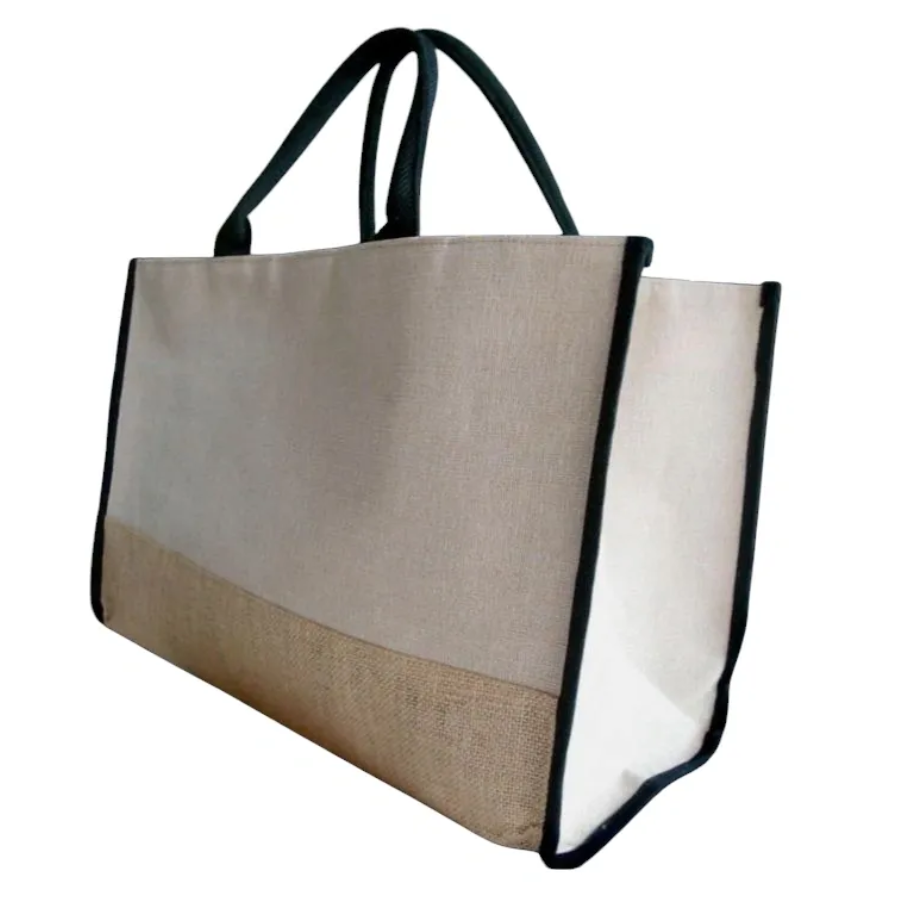 Personalized Burlap Tote - Image 2