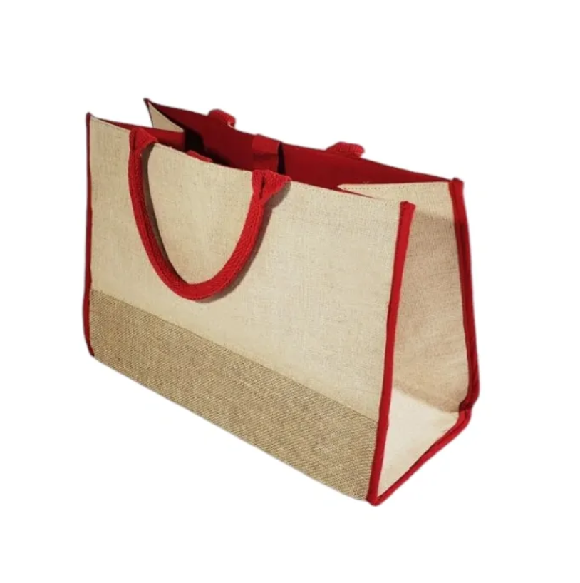 Personalized Burlap Tote - Image 4