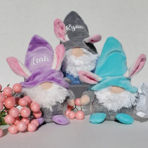 Personalized Gnome, Easter Gnomes, Customize Gnomes, Gnome Plushie, Easter Plushie