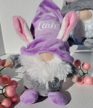Personalized Gnome, Easter Gnomes, Customize Gnomes, Gnome Plushie, Easter Plushie - Image 3