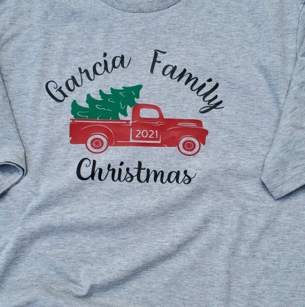 Family Christmas shirts. Holiday personalized Name shirts - Image 3