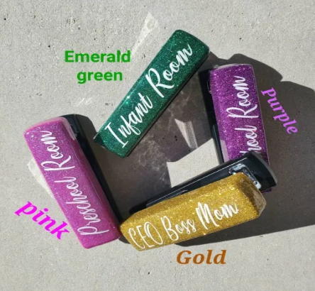 Personalized Stapler, Glitter Stapler, Teacher Gift, Boss Gift, office gift, Desk decor - Image 4