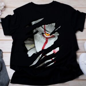 Penny Wise Shirt, It Tshirt, Black tees, Halloween Themed shirts