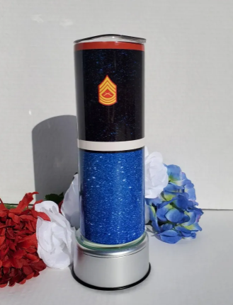 Marine Tumbler, Military Tumbler, Marine Mom. Marine Dad, Marine Spouse tumbler, military veteran - Image 4