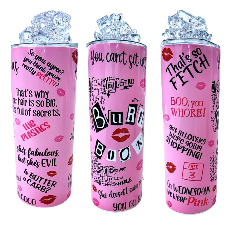 Burn Book Tumbler Set, Burn Book Journal, Burn Book Set, Mean Girls Gift Set - Image 3