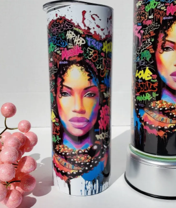 Music tumbler, hip hop tumbler, stainless steel tumbler, rap tumbler - Image 3