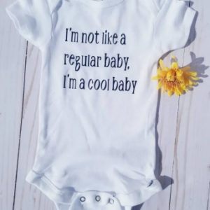 I'm not a regular baby one piece, baby gear, baby shirt, funny baby bodysuit, baby tshirt