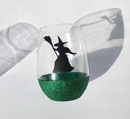 Wicked theme glitter stemless glass, wicked set - Image 4
