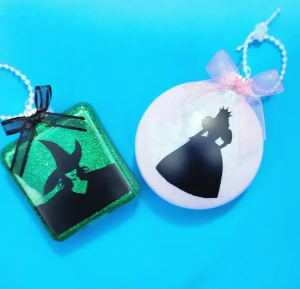 Wizard of Oz ornament set, wicked set, Christmas tree decor