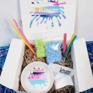 DIY Slime Kit, kids party box, birthday party favor, Slime Kit, diy slime party, diy slime kids craft, birthday party kit, activity box