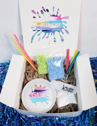 DIY Slime Kit, kids party box, birthday party favor, Slime Kit, diy slime party, diy slime kids craft, birthday party kit, activity box