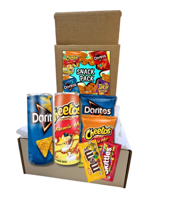 Snack Pack Tumbler Gift Set, Valentine's Day Gift, Holiday Gift Set, Snack Box